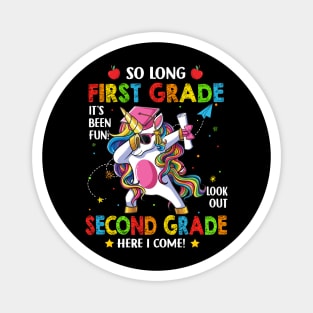 Unicorn So Long Kindergarten Graduation Last Day Of School Magnet